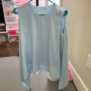 Baby Blue Tunic Blouse